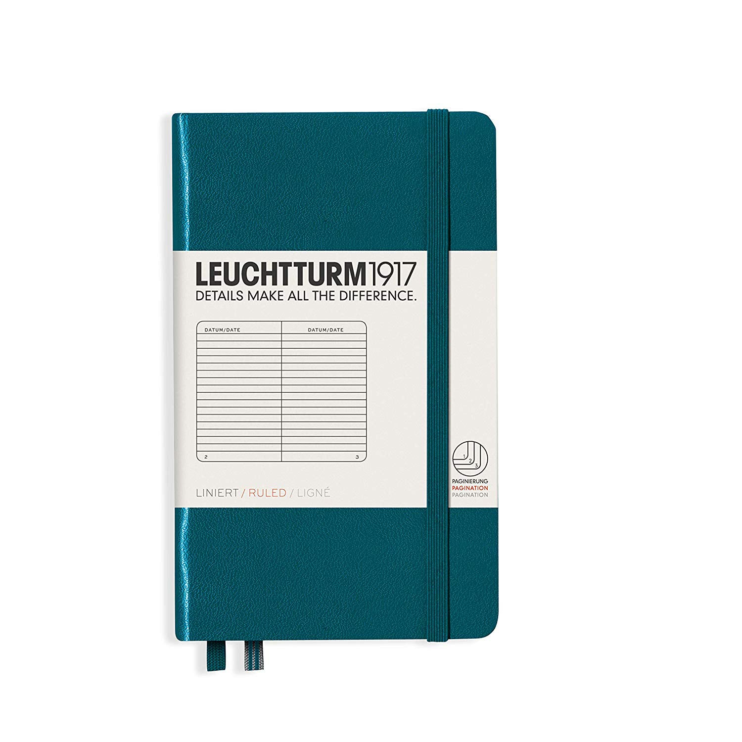 CAIET A6 DICTANDO COPERTA RIGIDA VERDE PACIFIC LEUCHTTURM CAIET A6 DICTANDO COPERTA RIGIDA VERDE PACIFIC LEUCHTTURM